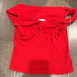 Live in the Moment Elegant Red Women's Top